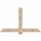 Ekena Millwork Eugene Smooth Timber Gable Bracket, Douglas Fir, 60"W x 38"H x 1 1/2"D x 5 1/2"F, 15/12 Pitch GBW060X38X0206EUG00SDF - alternate 1